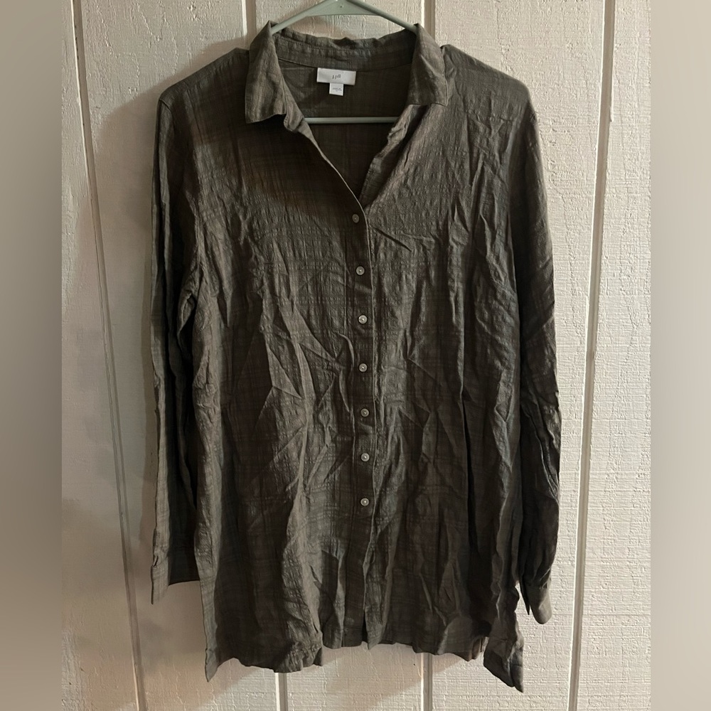 Gray lightweight flannel